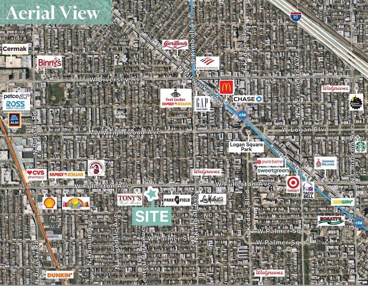 3563-3579 W Fullerton Ave, Chicago, IL à louer - Photo du bâtiment - Image 3 de 5