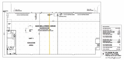 6225 Millcreek Dr, Mississauga, ON for lease Floor Plan- Image 2 of 2