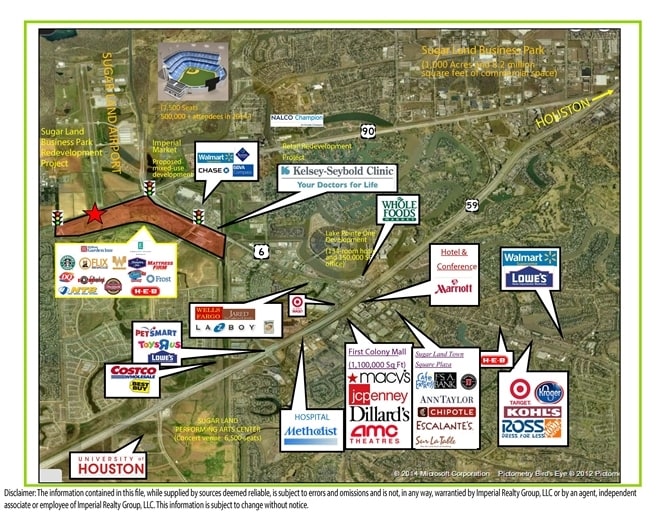 6514 Highway 90A, Sugar Land, TX for lease - Aerial - Image 2 of 10