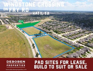 Plus de détails pour N Fry Rd & Windstone Manor Blvd, Katy, TX - Terrain à vendre