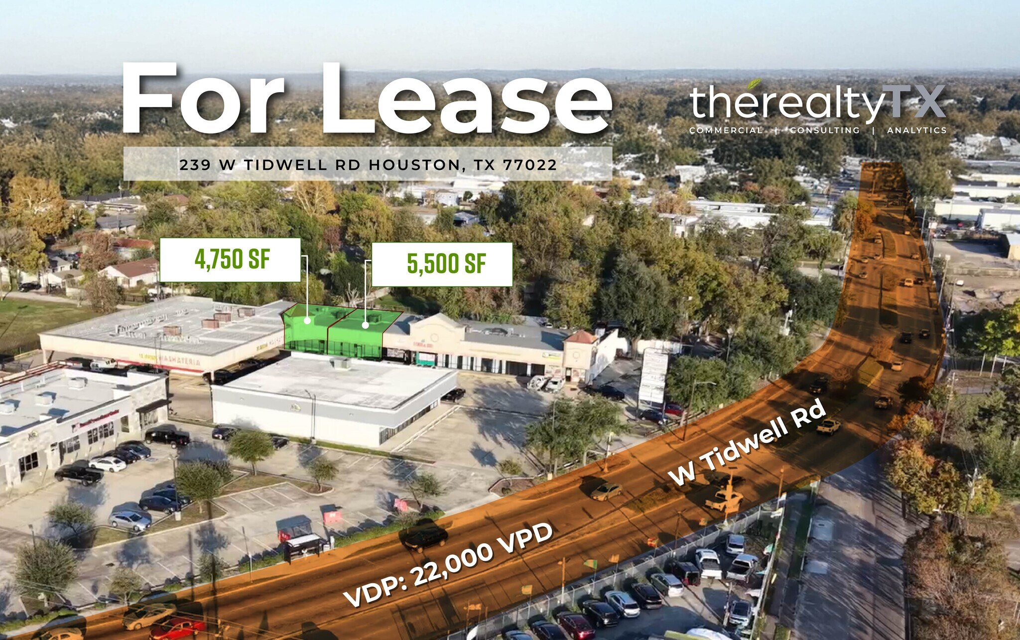 239 W Tidwell Rd, Houston, TX à louer Photo du bâtiment- Image 1 de 13