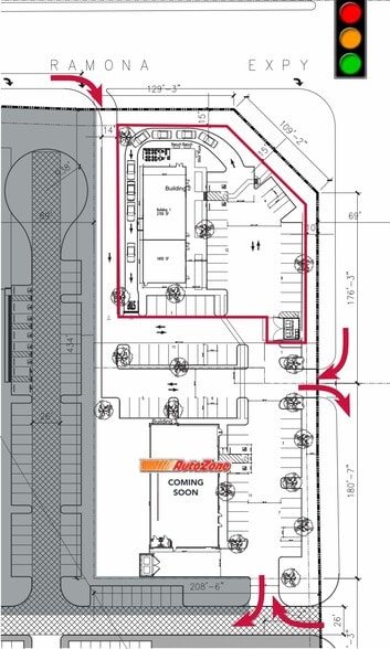 SWC Ramona Expressway & N Perris Blvd., Perris, CA for lease - Site Plan - Image 2 of 3