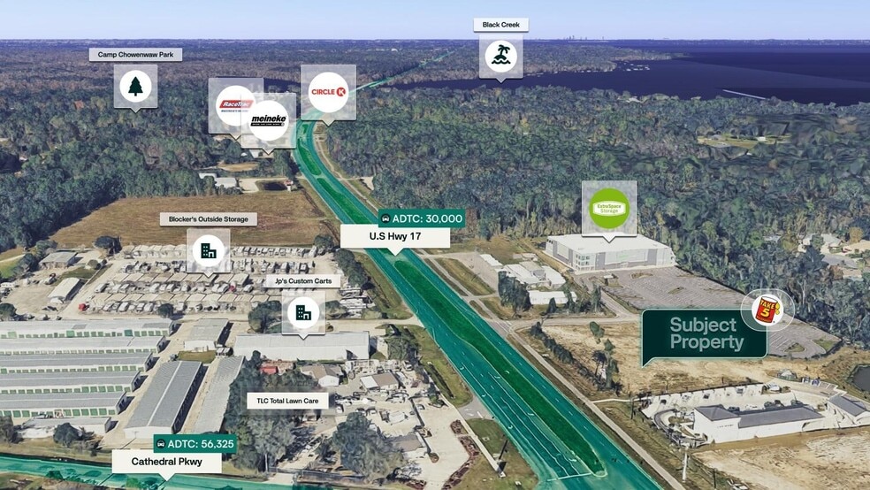 US-17 & CR 315 Hwy, Green Cove Springs, FL for sale - Aerial - Image 3 of 3