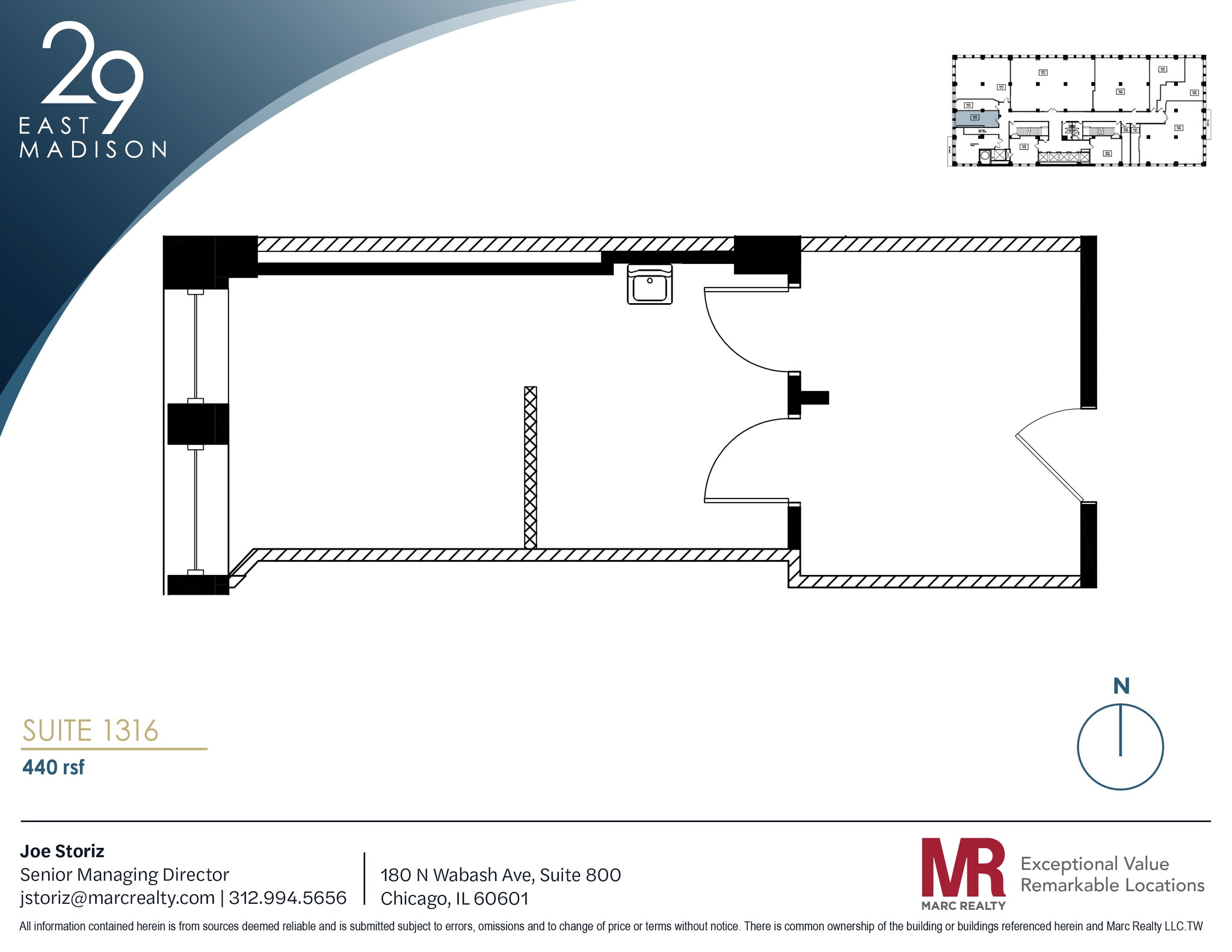 29 E Madison St, Chicago, IL for lease Floor Plan- Image 1 of 5