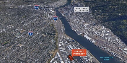 5617 N Basin Ave, Portland, OR - AÉRIEN Vue de la carte