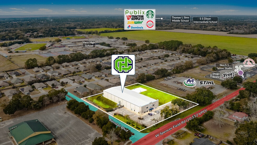 4805 W Spencer Field Rd, Pace, FL à vendre - Photo du bâtiment - Image 3 de 5