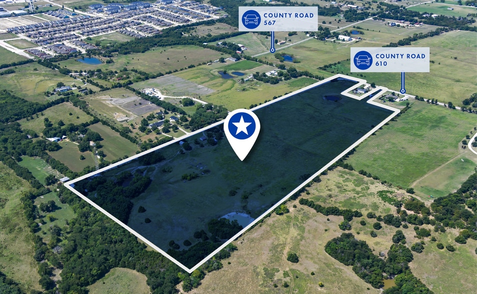 14649 County Road 814, Farmersville, TX for sale - Aerial - Image 2 of 3
