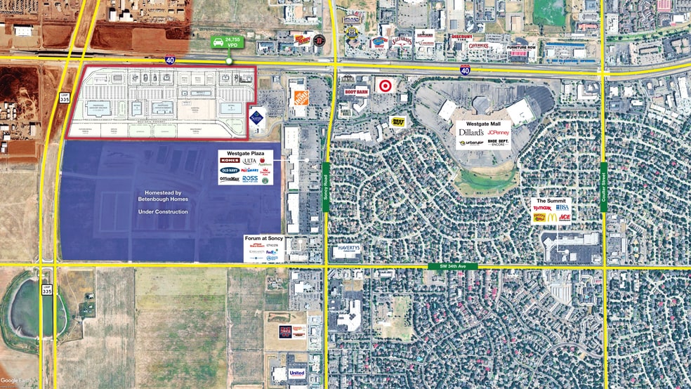 I-40 & 335 loop, Amarillo, TX for lease - Building Photo - Image 3 of 5