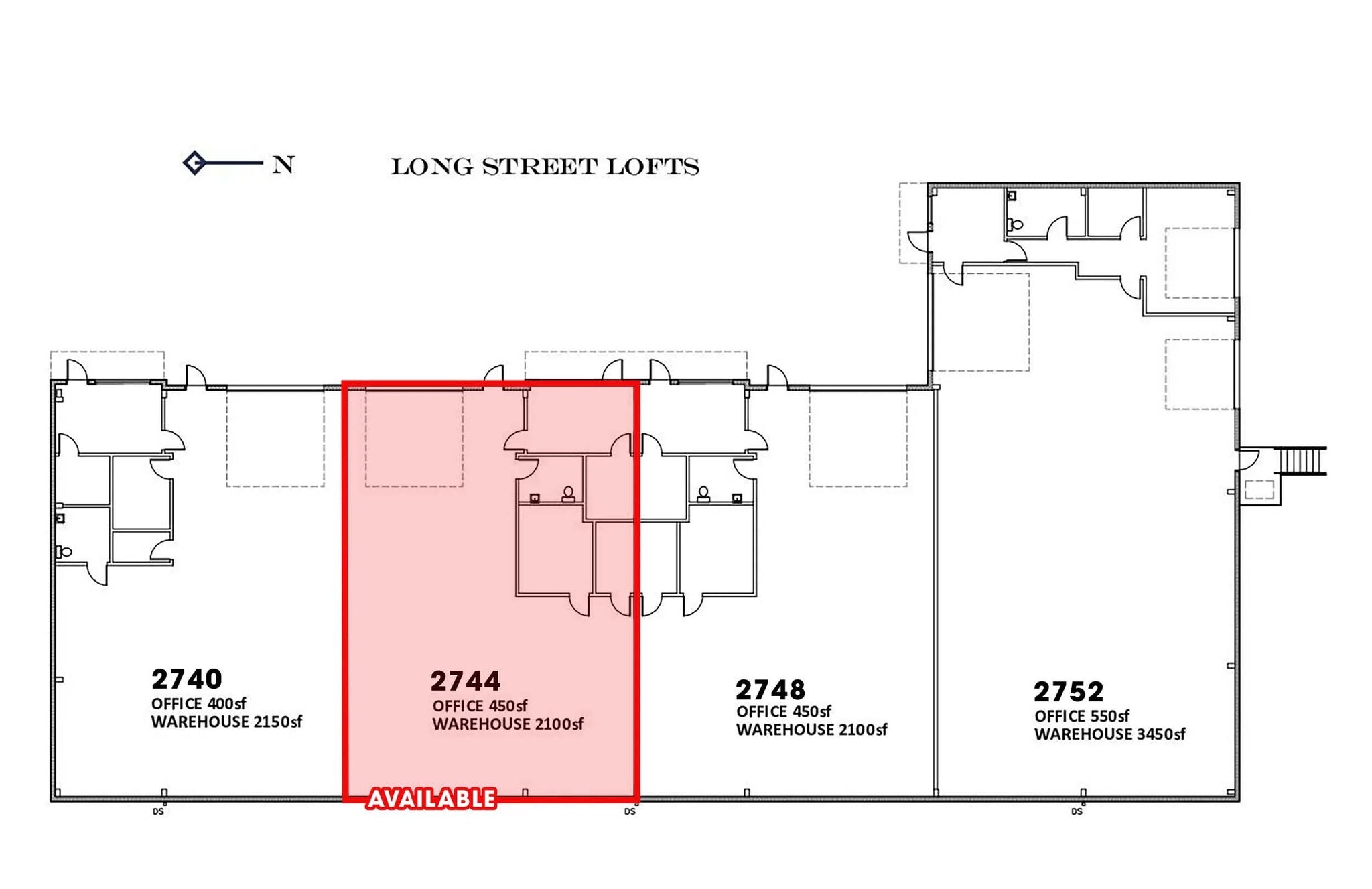 2744 SE Long St, Portland, OR for lease Floor Plan- Image 1 of 1