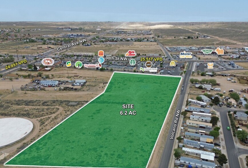 9525 Central Ave NW, Albuquerque, NM à louer - Aérien - Image 2 de 9