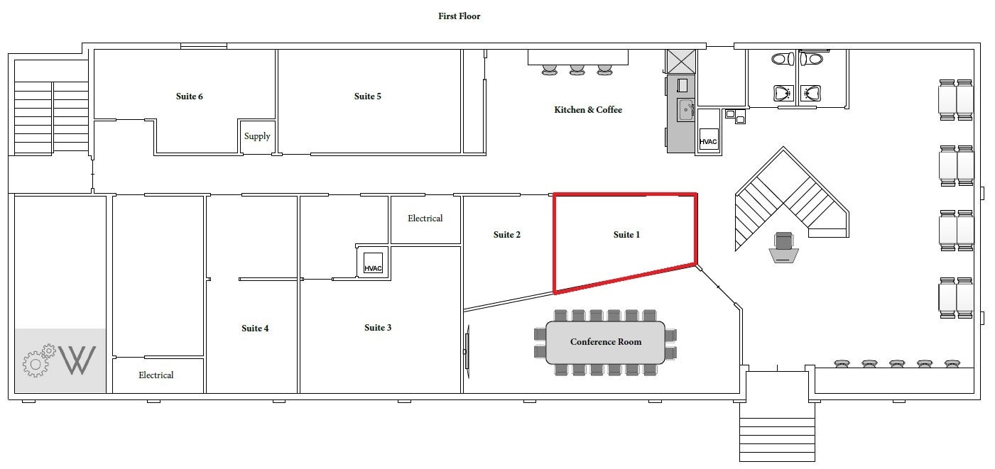 1529 W North A St, Tampa, FL à louer Plan d’étage- Image 1 de 1