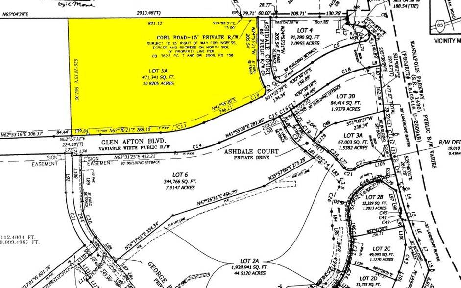 Glen Afton Blvd, Concord, NC à vendre - Plan cadastral - Image 1 de 1