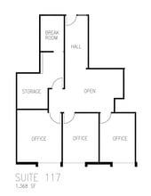 2929 Mossrock Dr, San Antonio, TX for lease Floor Plan- Image 1 of 1