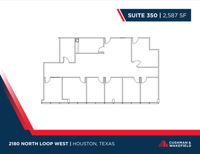 2180 North Loop W, Houston, TX à louer Plan d  tage- Image 1 de 1