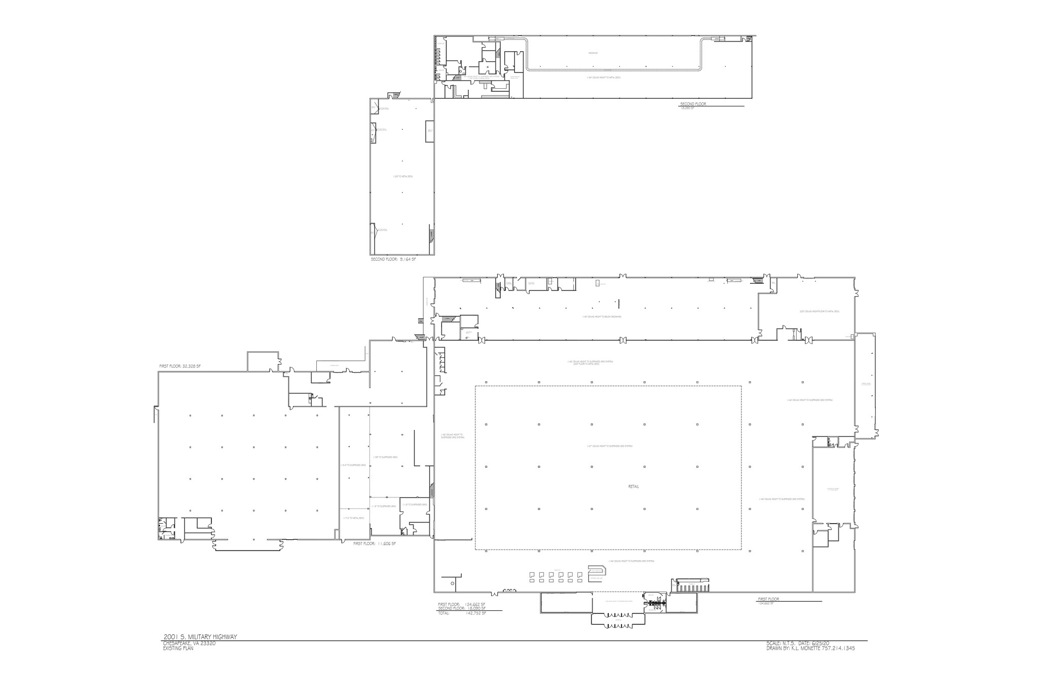 2001 S Military Hwy, Chesapeake, VA à louer Plan de site- Image 1 de 2