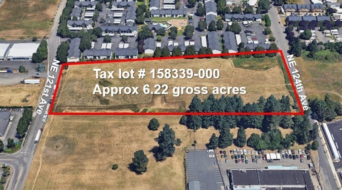 NE 121st Ave & NE 124th Ave, Vancouver, WA for sale - Aerial - Image 2 of 2