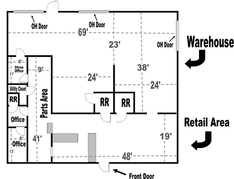 4525 Maverick St, Amarillo, TX for lease - Floor Plan - Image 3 of 14