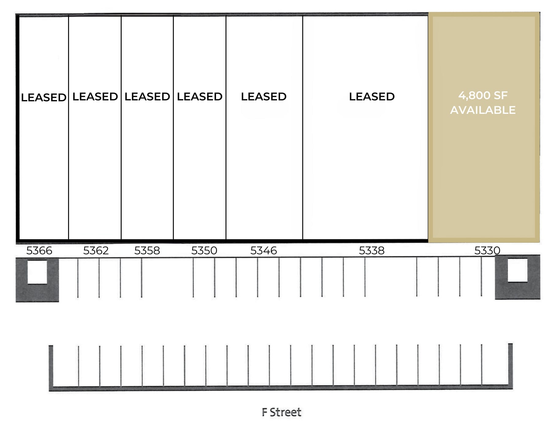 5330-5368 F St, Omaha, NE for lease Floor Plan- Image 1 of 1