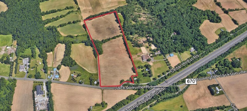 1635 Burlington Jacksonville Rd, Burlington, NJ à vendre - Aérien - Image 1 de 1