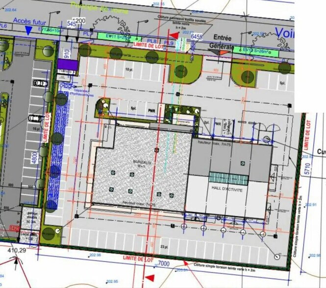 Office in Saint-Priest for lease - Site Plan - Image 2 of 4