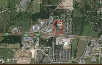 1015 W Park Ave, Weatherford, TX - AERIAL map view