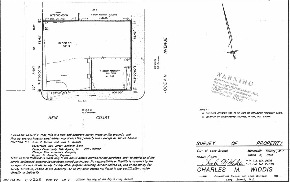 648 Ocean Ave, Long Branch, NJ à vendre - Photo du bâtiment - Image 2 de 3