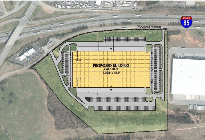 121 Woodlake Parkway, Kings Mountain, NC for lease - Site Plan - Image 1 of 1