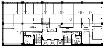 640 8th Ave SW, Calgary, AB à louer Plan d’étage- Image 1 de 1