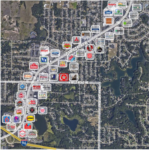 1711 4 Mile Rd NE, Grand Rapids, MI à louer - Photo du bâtiment - Image 3 de 3