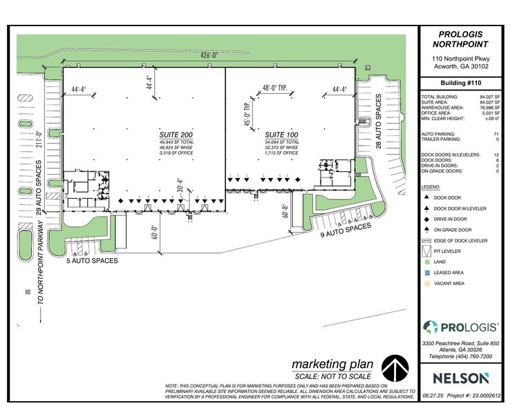 110 Northpoint Pky, Acworth, GA à louer - Plan de site - Image 2 de 2