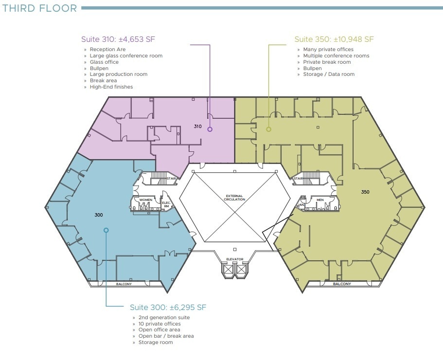 10525 Vista Sorrento Pky, San Diego, CA à louer Plan d’étage- Image 1 de 1