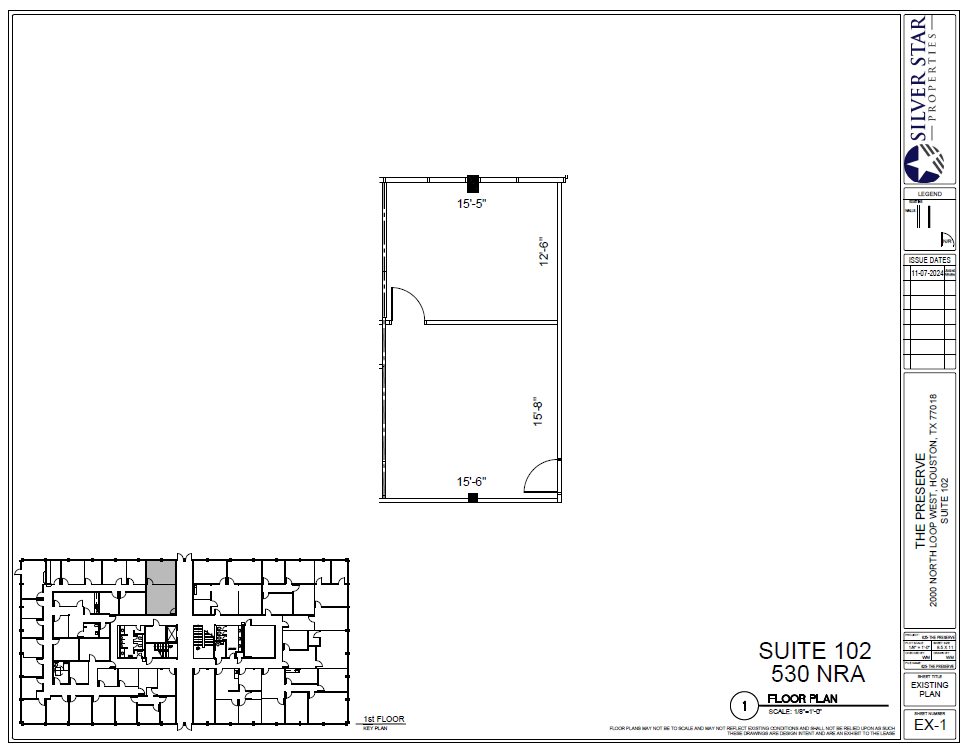 2000 N Loop Fwy W, Houston, TX à louer Plan d  tage- Image 1 de 1