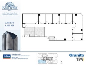 6400 S Fiddlers Green Cir, Greenwood Village, CO for lease Floor Plan- Image 1 of 2
