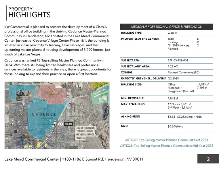 1180 E Sunset Rd, Henderson, NV à louer - Photo du bâtiment - Image 2 de 18