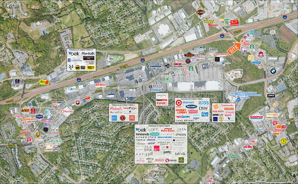 410 Lovell Rd, Knoxville, TN à louer - Aérien - Image 2 de 2