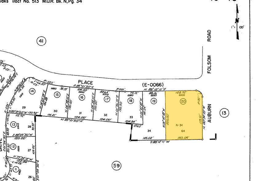 8780 Auburn Folsom Rd, Granite Bay, CA à vendre - Plan cadastral - Image 2 de 7