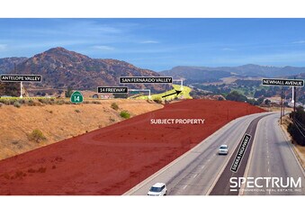 23568 Sierra Hwy, Santa Clarita, CA - AERIAL  map view - Image1