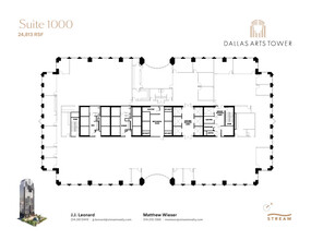 2200 Ross Ave, Dallas, TX à louer Plan d  tage- Image 1 de 1