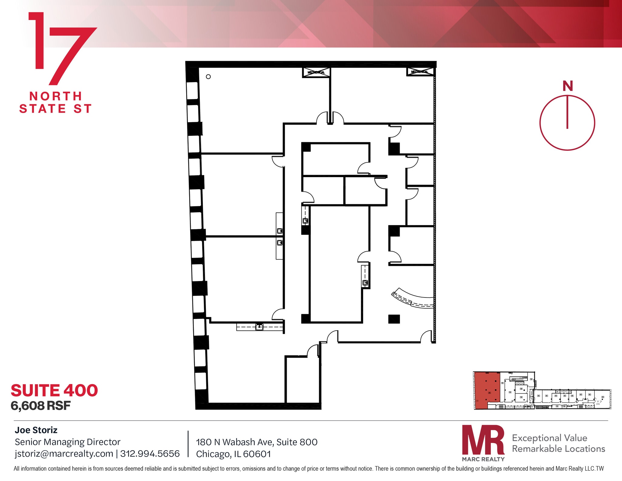 17 N State St, Chicago, IL à louer Plan d’étage- Image 1 de 1