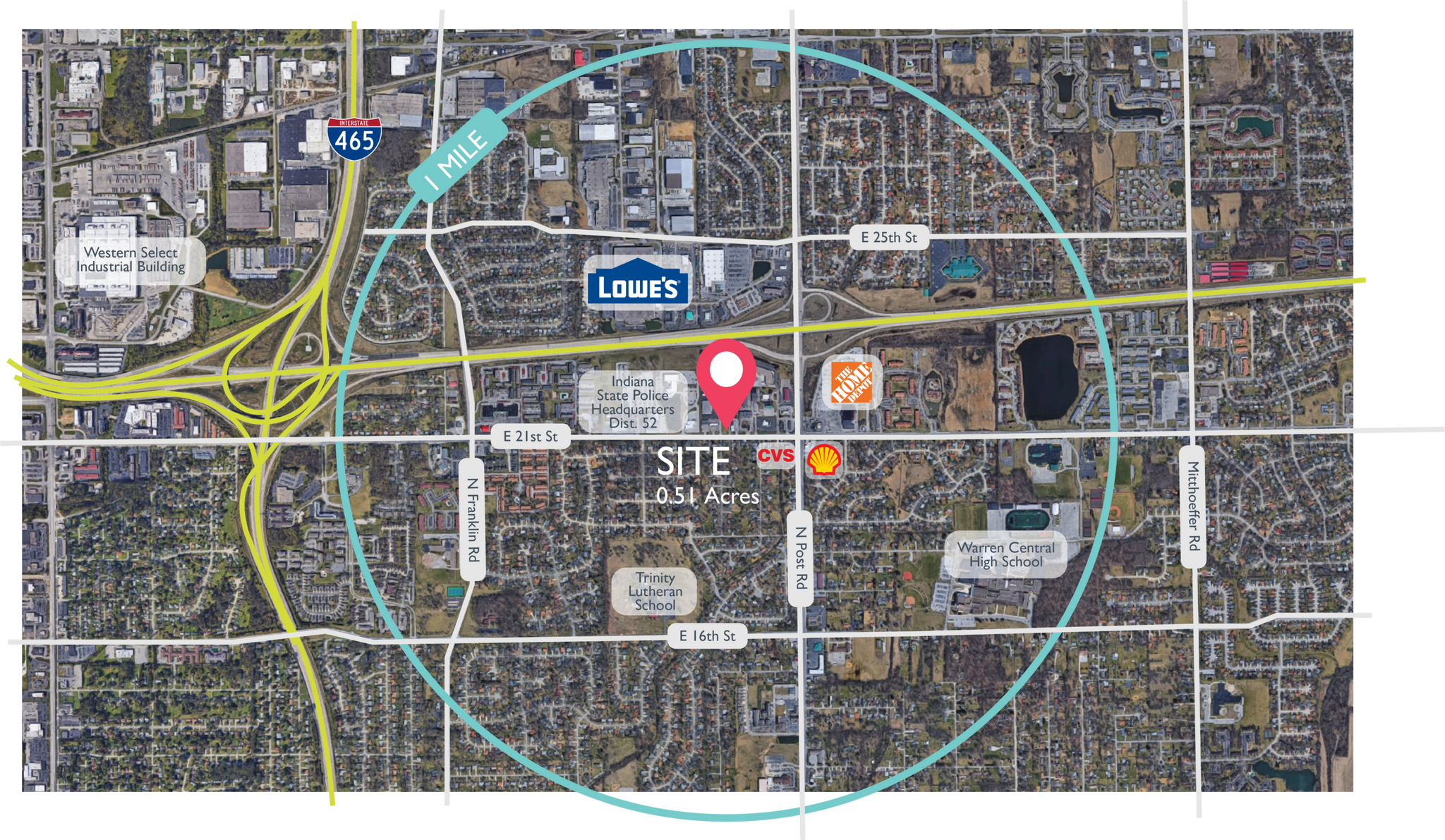 8800 E 21st St, Indianapolis, IN à vendre Photo du bâtiment- Image 1 de 4