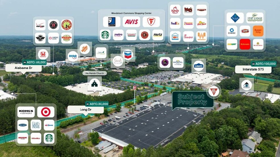 105 Long Dr, Woodstock, GA for sale - Building Photo - Image 2 of 3