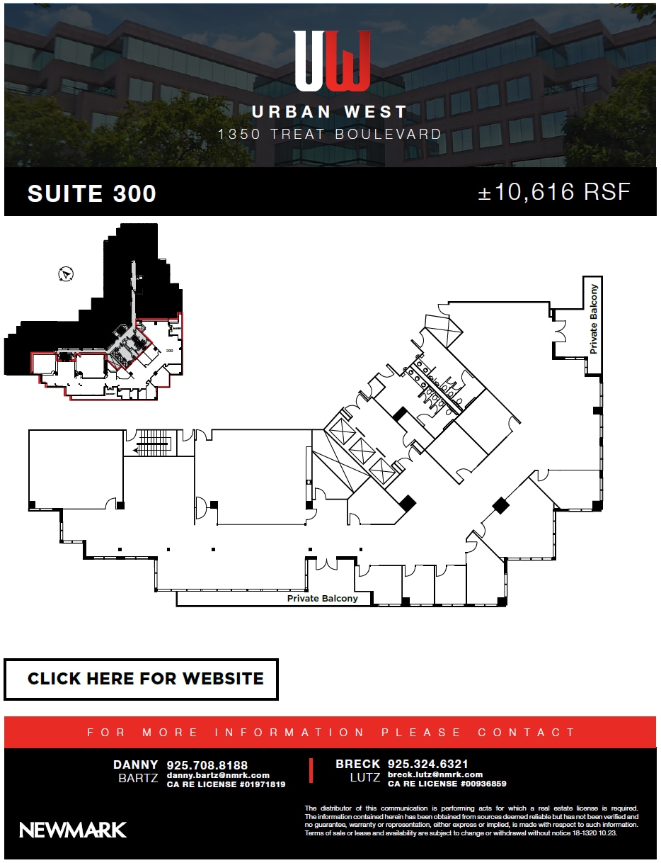 1350 Treat Blvd, Walnut Creek, CA for lease Floor Plan- Image 1 of 1