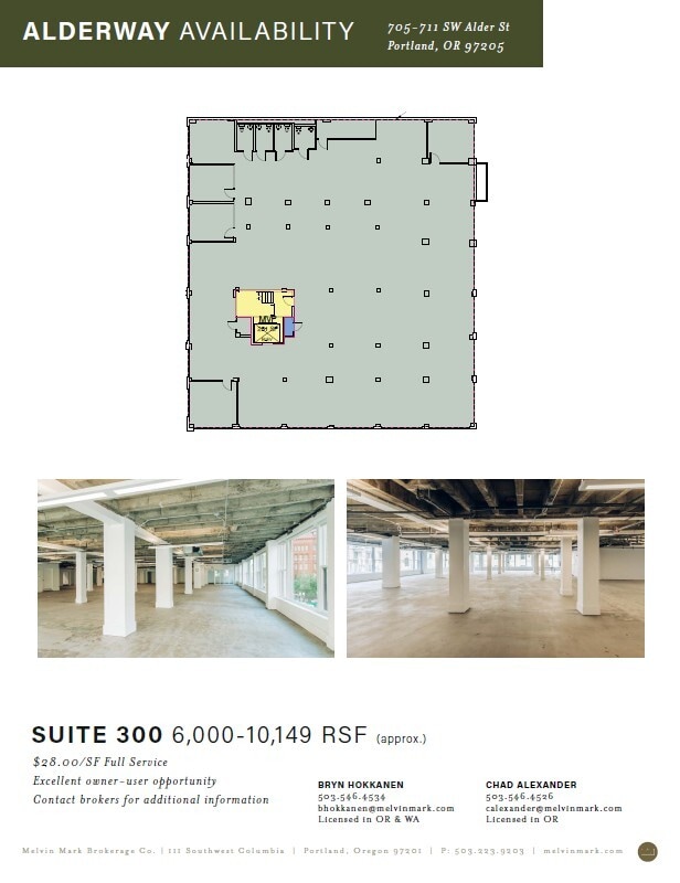 705-711 SW Alder St, Portland, OR à vendre Plan d’étage- Image 1 de 11