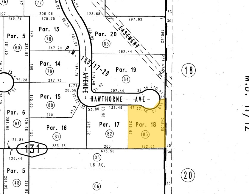 14679 Hawthorne Ave, Fontana, CA à vendre Plan cadastral- Image 1 de 3