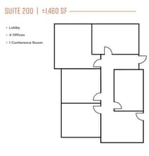 1520 The Alameda, San Jose, CA for lease Floor Plan- Image 1 of 1