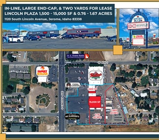 More details for 1016-1120 S Lincoln Ave, Jerome, ID - Retail, Flex for Lease