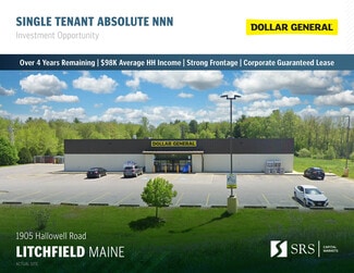 More details for 1905 Hallowell Rd, Litchfield, ME - Retail for Sale