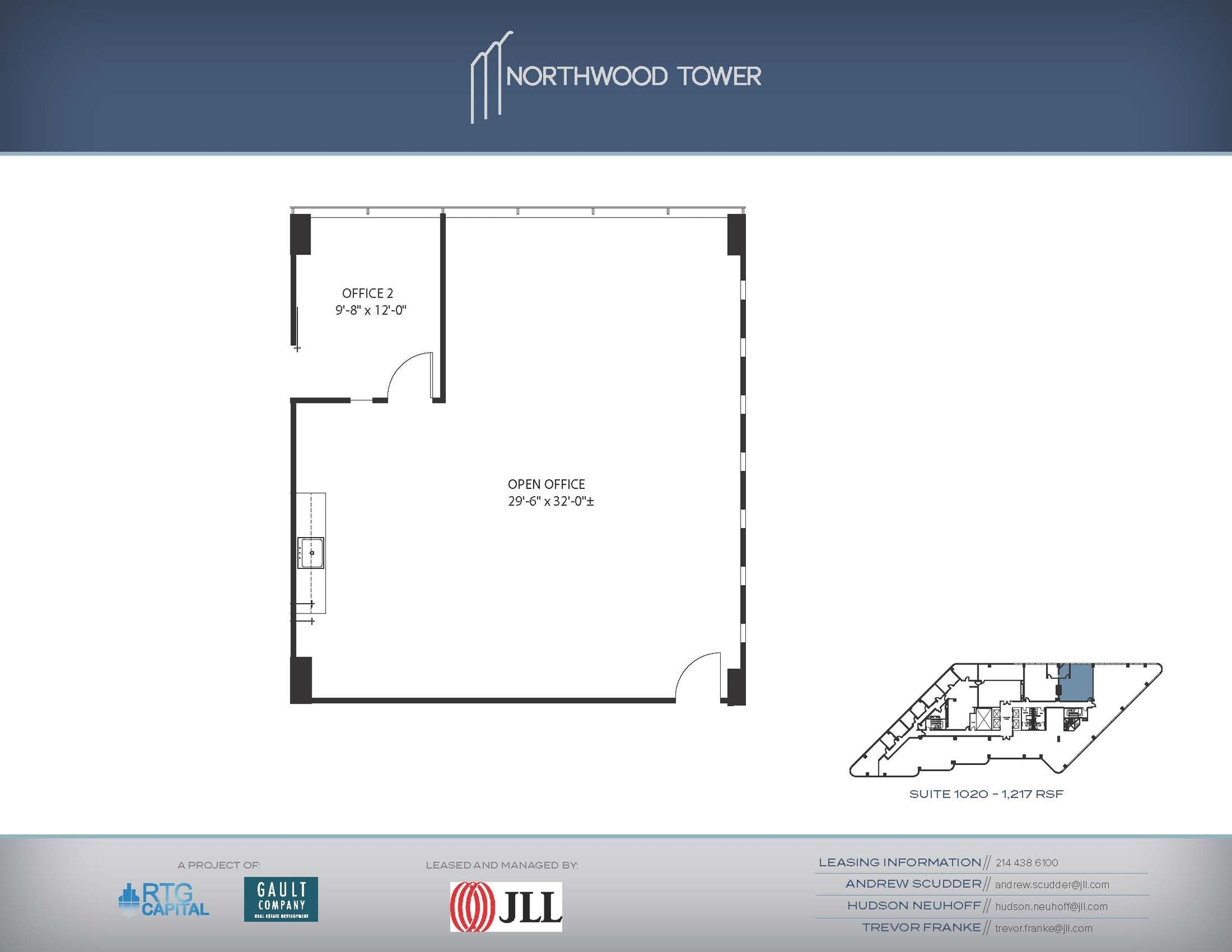 5757 Alpha Rd, Dallas, TX à louer Plan d’étage- Image 1 de 1
