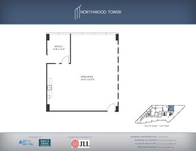 5757 Alpha Rd, Dallas, TX à louer Plan d’étage- Image 1 de 1