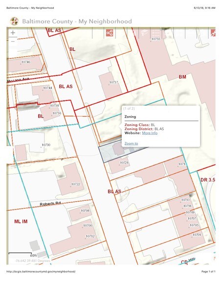 10725-10733 York Rd, Cockeysville, MD à vendre - Plan cadastral - Image 2 de 5